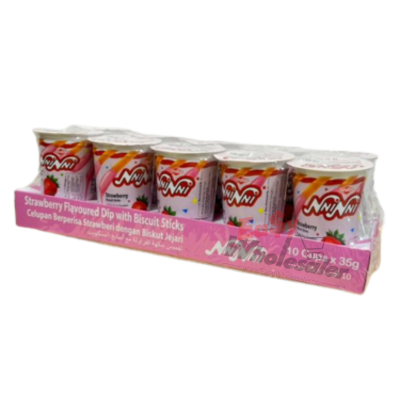 NNI NNI BISCUIT WITH STRAWBERRY DIP 35g