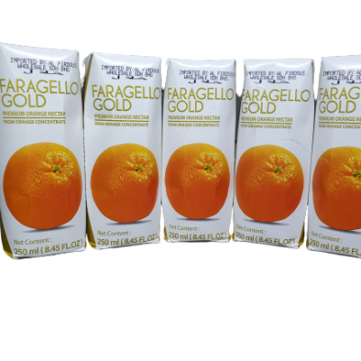 Faragello Jus Premium Gold Premium Juice ( Oren) 250ml x 27