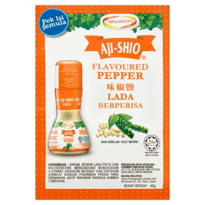 AJI-SHIO White Pepper 40g REFILL
