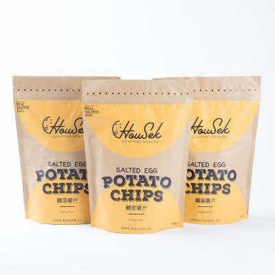 Golden Salted Egg Potato Chips Bundle (375g Per Unit)