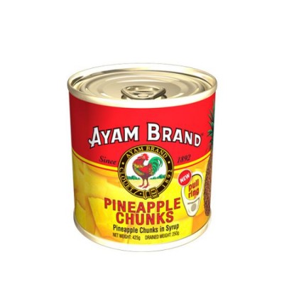 AYAM BRAND PINEAPPLE CHUNK IN SYRUP 425G 24 X 425G