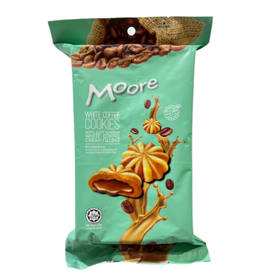 Moore New Packaging - White Coffee Cookies 70g X 40