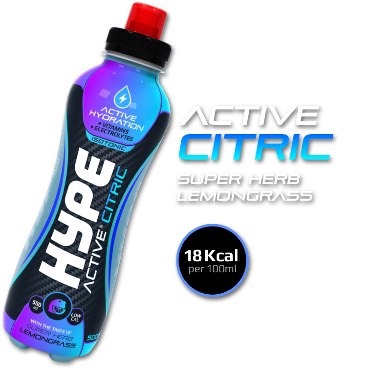 HYPE-ACTIVE ISOTONIC CITRIC 1 ×24 (500ml each)