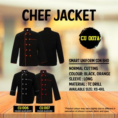 Chef Jacket CU 007A (SIZE : XS - 2XL)