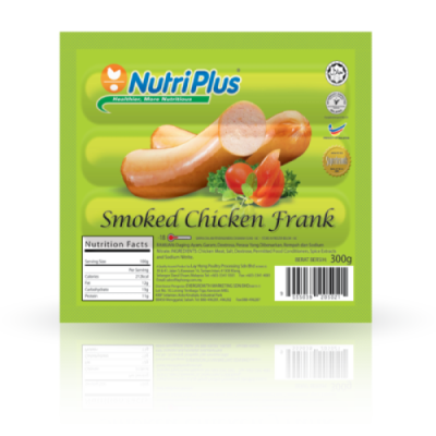 NutriPlus Frank Premium Smoke Chicken 300g