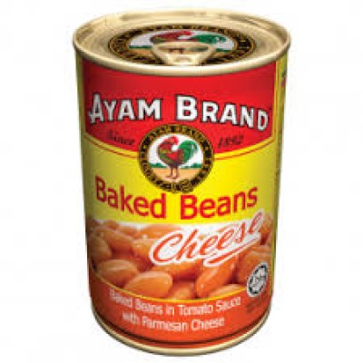 AYAM BRAND BAKED BEANS 230G (CHEESE) 48 X 230G