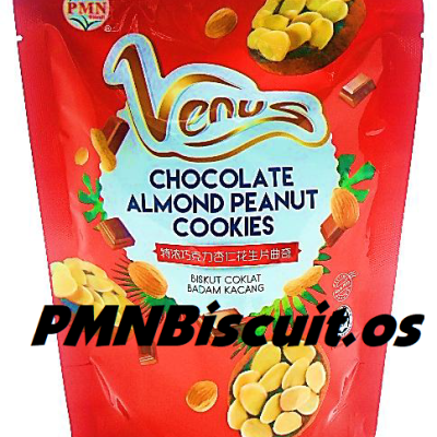 PMN Biscuit - Venus Chocolate Almond Peanut Cookies 80g x 40