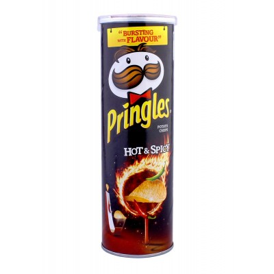 Pringles Snack Hot and Spicy 107g (12 Units Per Outer)