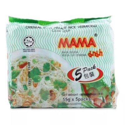 MAMA ORIENTAL STYLE INSTAND RICE VERMICELLI 5 PACK x 55g