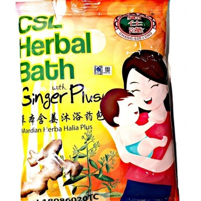 Chang-Sze-Long Herbal Bath with Ginger Plus ( mandian Herba Halia Plus Untuk Ibu Berpantang ) 40G X 10 pack