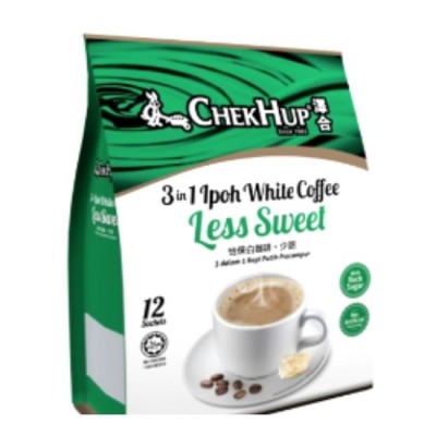 CHEK HUP LESS SWEET 3 IN 1 IPOH WHITE COFFEE 12 x 35 g