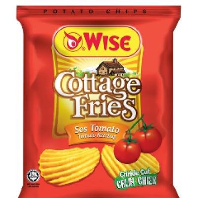 WISE Cottage Fries Tomato 65 g [KLANG VALLEY ONLY]