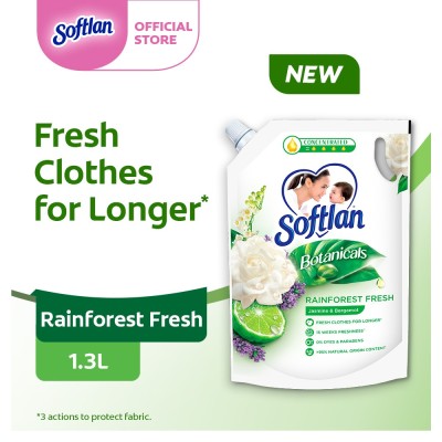Softlan Botanicals Fabric Softener 1.3L Refill (Assorted)