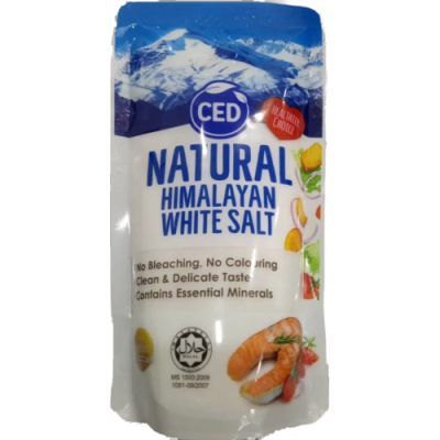 CED NATURAL HIMALAYAN WHITE SALT 500g
