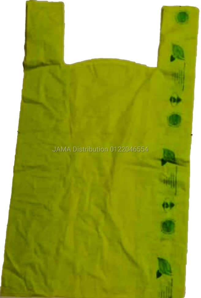 Biodegradable and Compostable Singlet Bags 12x16 (1000 Units Per Bundle)
