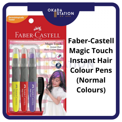 Faber Castell Magic Touch Instant Hair Colour Pens - Normal Set of 3 Color