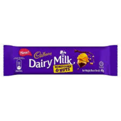 Cadbury Dairy Milk Honeycomb and Nuts 40g (24 Units Per Outer)