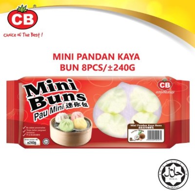 CB Mini Pandan Kaya Bun 8pcs 240g