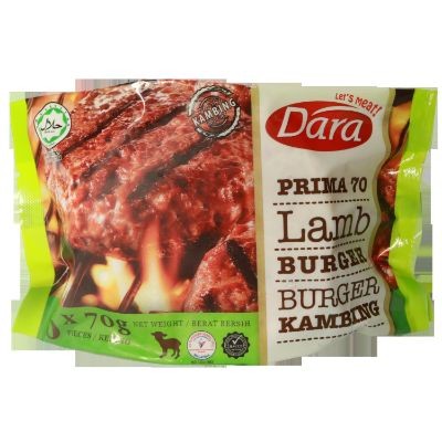 Dara Lamb Burger (6 Pieces Per Pack) (420g Per Unit)