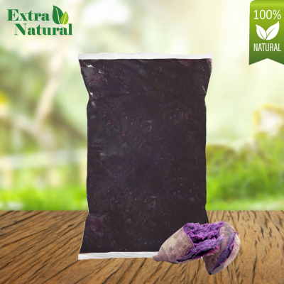 [Extra Natural] Frozen Purple Sweet Potato Paste [Unsweetened] 500g