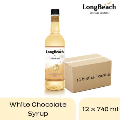 Long Beach White Chocolate Syrup 740ml (12 bottles)