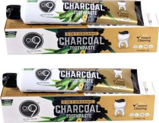 9 In 1 Organic Charcoal Toothpaste