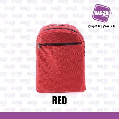 Bag2u Laptop Backpack (Red) BP107 (1000 Grams Per Unit)