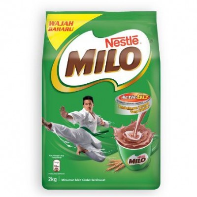 Nestle Milo Activ-Go Chocolate Malt Powder Softpack 2kg