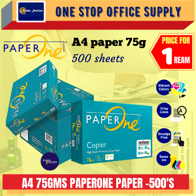 Paper One A4 Paper 500'S -  85gsm