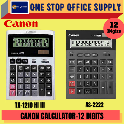 CANON CALCULATOR 12 DIGITS - TX-1210 HI III