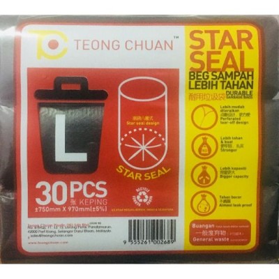 Star Steal Durable Garbage Bag L size 30pcs