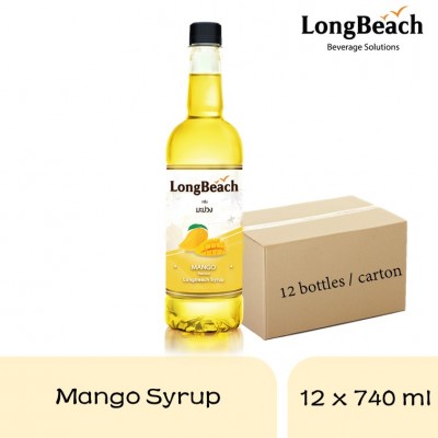 Long Beach Mango Syrup 740ml (12 bottles)