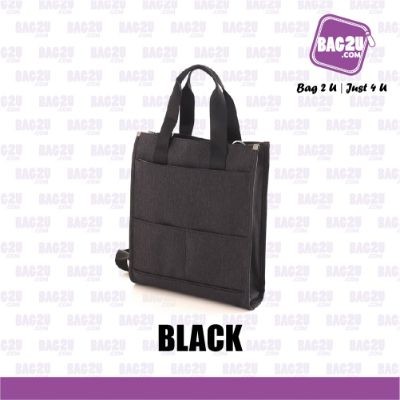 Bag2u Document Bag (Black) DB757 (1000 Grams Per Unit)