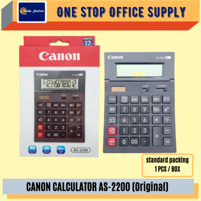 CANON CALCULATOR 12 Digits AS-2200 - ( Original )