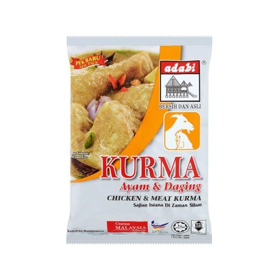 Adabi Kari Kurma Ayam & Daging 250g