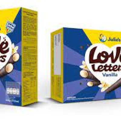 Julie's Love Letters Vanilla | 100 g x 24