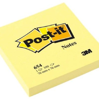 3M Post-it 3" x 3" Yellow Sticky Note