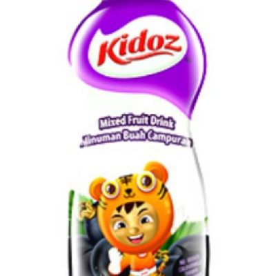 Kidoz Boyz Fruit Drink Blackcurrant 250ml x 24 unit