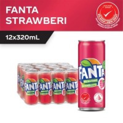 Fanta Strawberry Can 320ml x 12