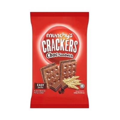Munchy's Crackers Chocolate Cream Sandwich [258g] [KLANG VALLEY ONLY]