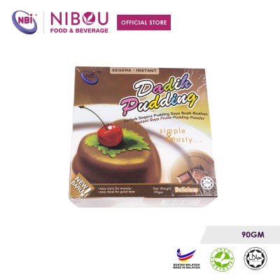 Nibou (NBI) DADIH Instant Soya Fruits Chocolate Pudding Powder (90gm X 24)