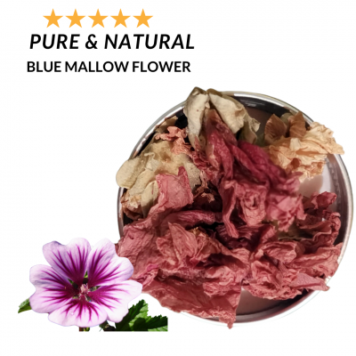 Pure Blue Mallow Tea (For Drink)(500g)