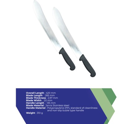 1401063 JARVIS 30 CM SLAUGTHER AND BUTCHER KNIFE NON-SLIP HANDLE