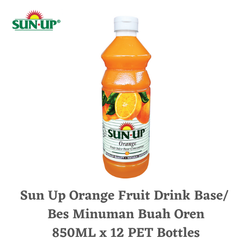 Sun Up - Orange with Pulp Fruit Drink Base (12 bottles x 850ml)