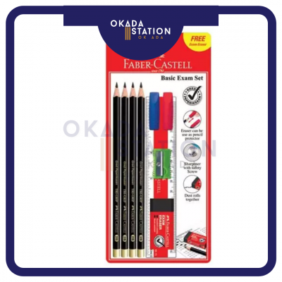 Faber Castell Tri-Grip - 2B Pencil Exam Set