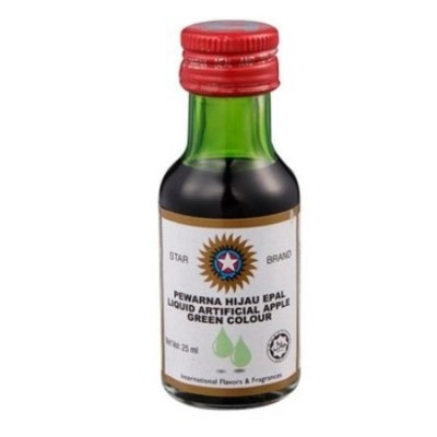 STAR BRAND Food Coloring- Apple Green 25ml [KLANG VALLEY ONLY]