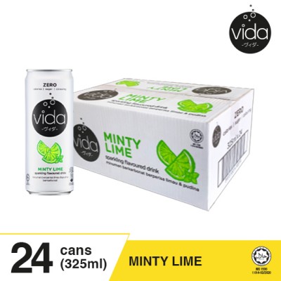 Vida 325ml - Minty Lime (1 x 24 x 325ml)