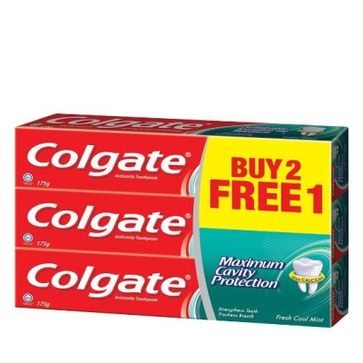 Colgate Maximum Cavity Protection Fresh Cool Mint 3 x 175 g