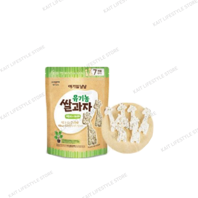ILDONG Agimeal Yumyum Organic Rice Cake (29g) - White Rice Seaweed