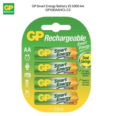 GP Smart Energy Battery 2S 1000 AA - GP100AAHCL-C2 (1 Units Per Outer)